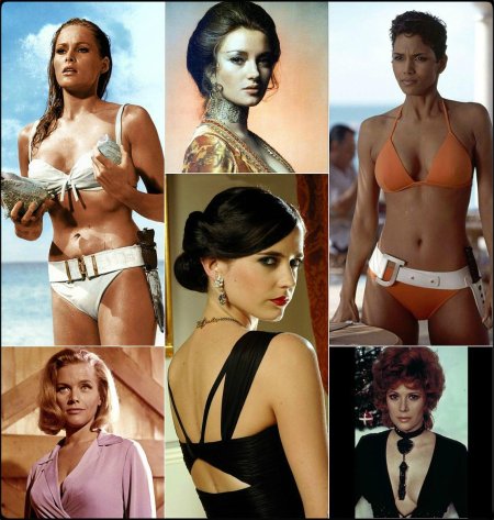 Джеймс бонд с девушкой