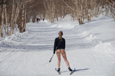 На горных лыжах