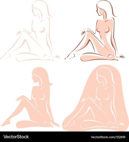 Силуэт девушек