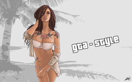 Девушка гта