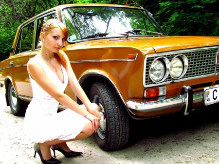 Девушки и автомобили ваз