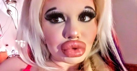 Девушка с большими губами