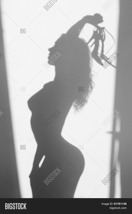Силуэт голой женщины