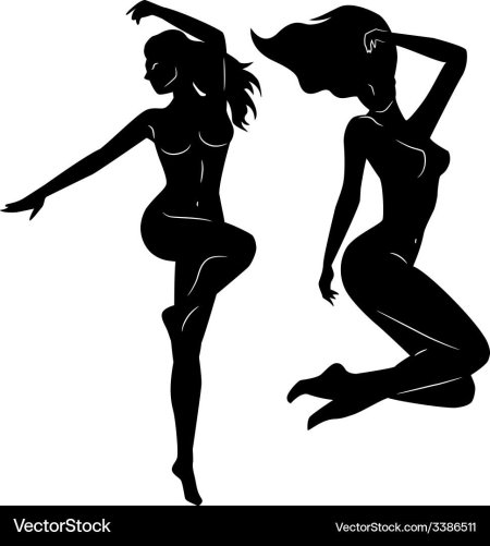 Женщина силуэт