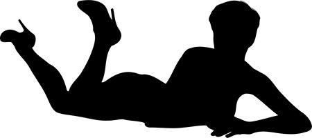 Силуэт женщина