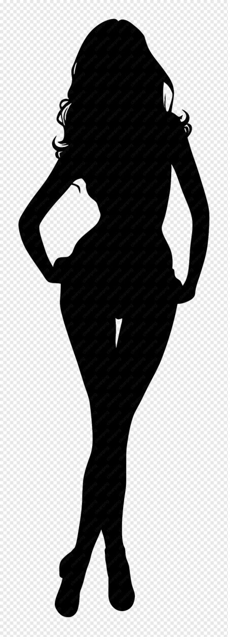 Силуэт девушек