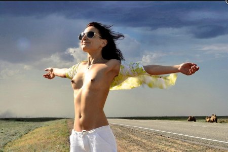 Навстречу ветру с голой грудью