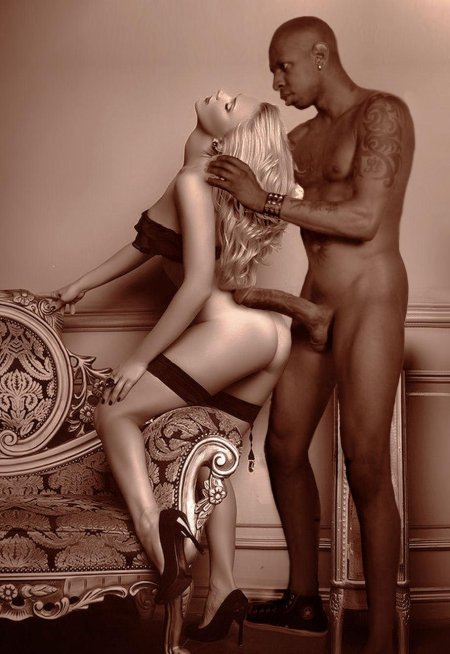 Эротическая фотосессия с негром