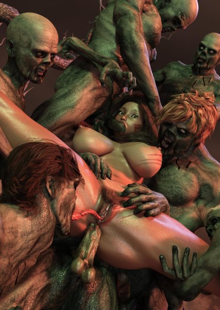 Порно зомби
