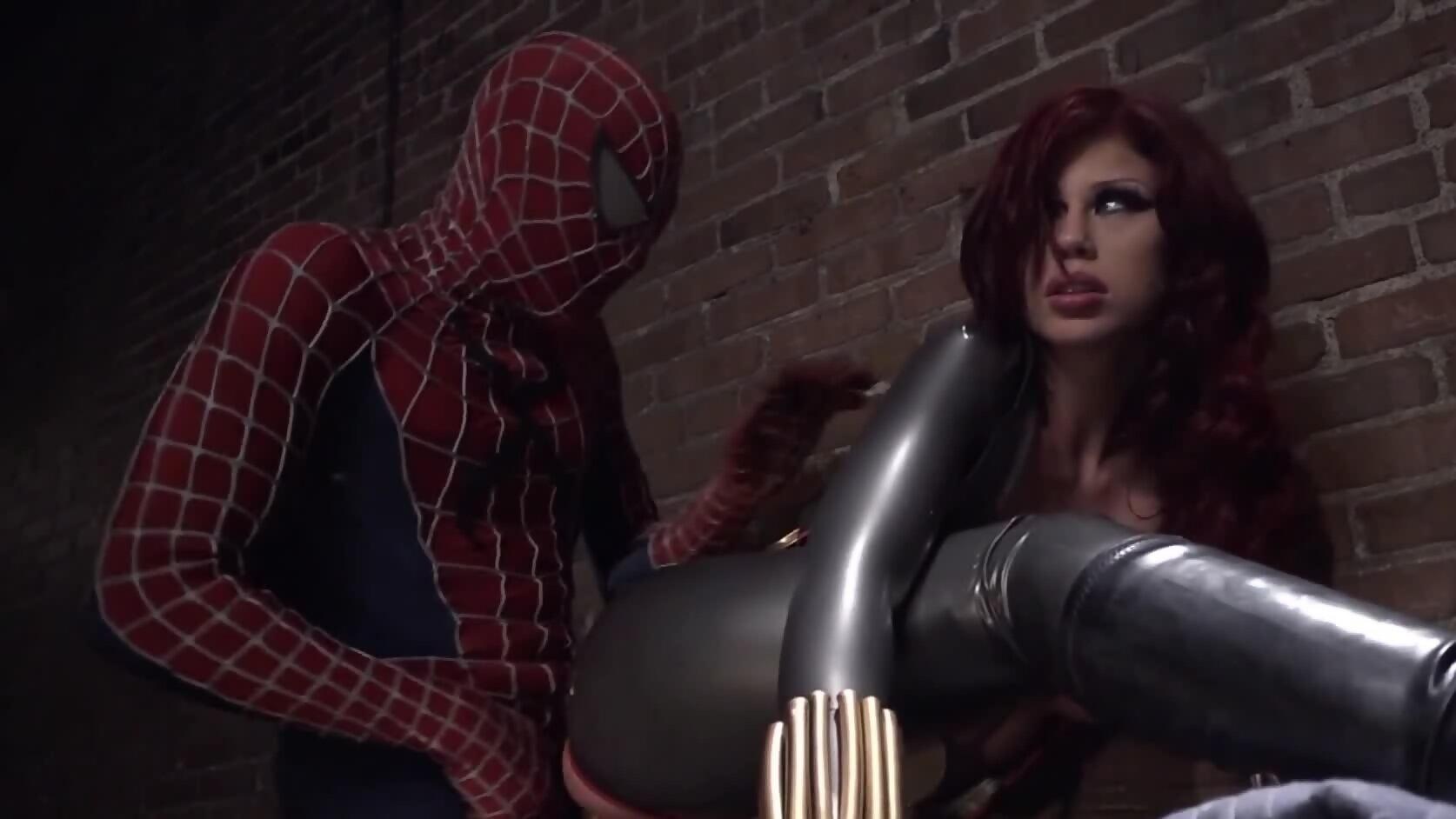 Spiderman black widow porn