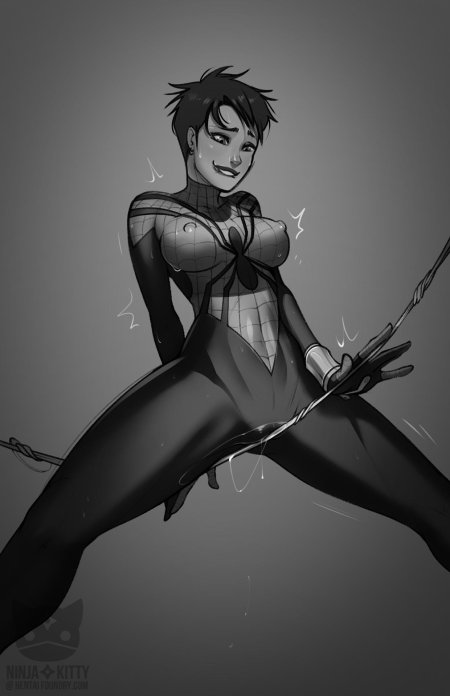 Девушка паук порно