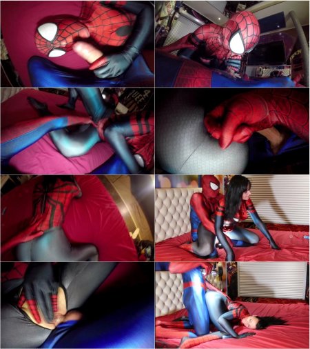 Порно косплей человека паука