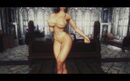 Пышное голое тело для скайрим