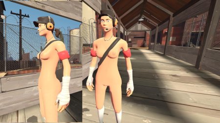 Team fortress скаут девушка