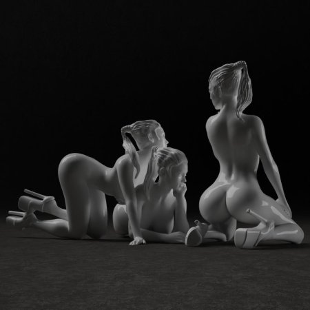 Необычные фигуры женщин ню