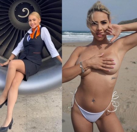 Бортпроводники авиакомпании аврора