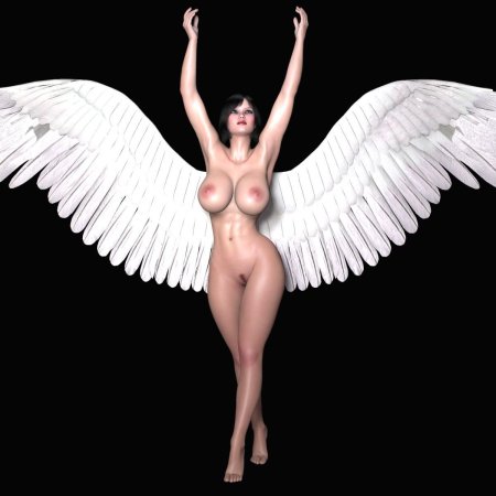 Голая девушка ангел