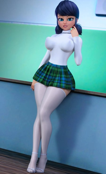 Маринетт с большими сиськами