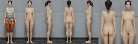 Д модель женщины