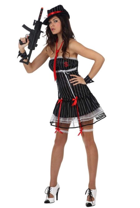 Стиль гангстеров для девушек