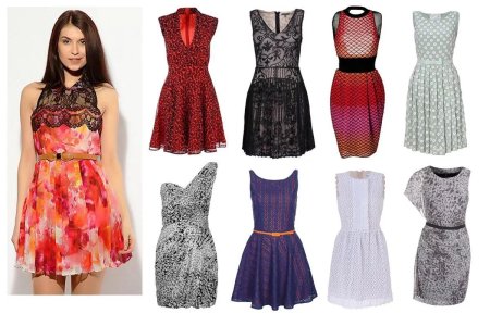 Платье для фигуры перевернутый треугольник