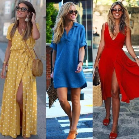 Фасон летнего платья