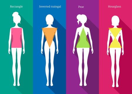 Тип фигур у женщин