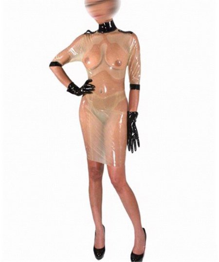 Прозрачный латексный костюм