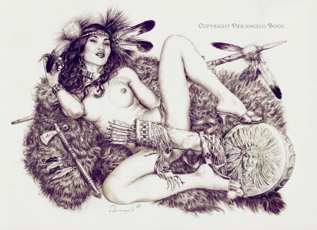 Порнографические рисунки индейцев