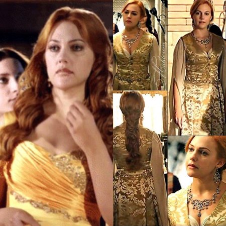 Хюррем султан мерьем узерли в жёлтом платье