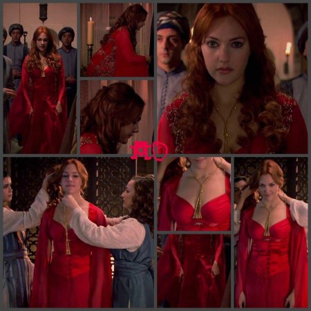 Великолепный век хюррем в красном платье