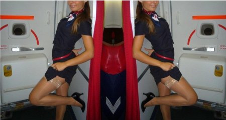 Стюардессы в нижнем белье