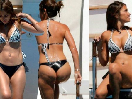 Жена месси в купальнике