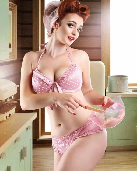 Нижнее белье в стиле пин ап