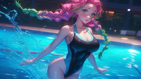 Митсури канроджи в купальнике