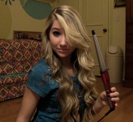 Локоны на плойку