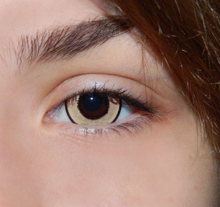 Цветные линзы для карих глаз