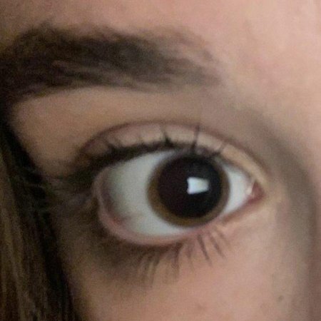 Глаза страшные