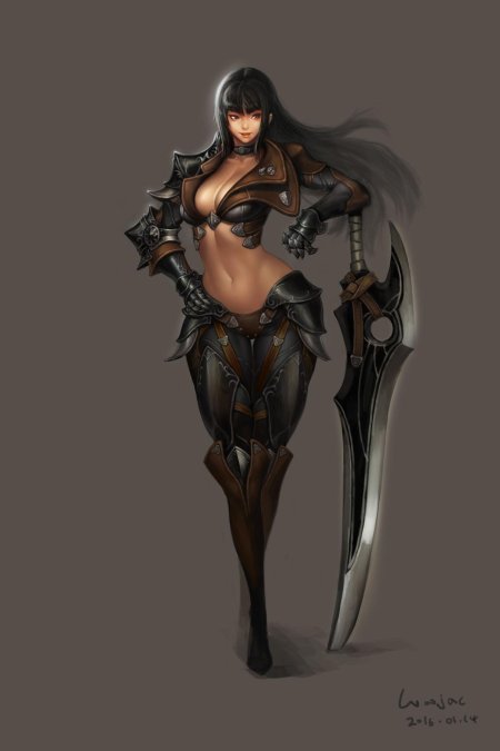 Девушка в доспехах