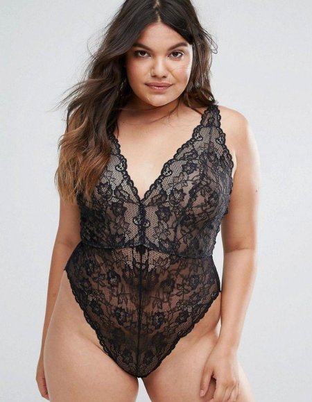 Боди на полных девушках