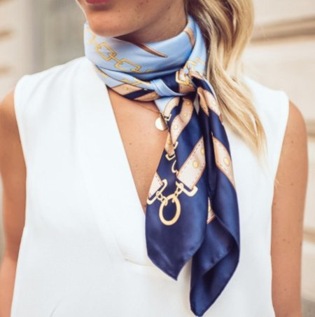 Красиво завязать платок