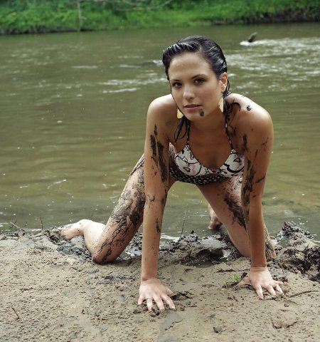 Телки в грязи