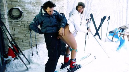 Порно с лыжницей