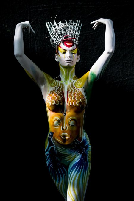 Бодипейнтинг искусство