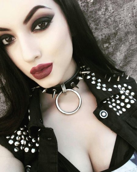 Макияж в стиле готика