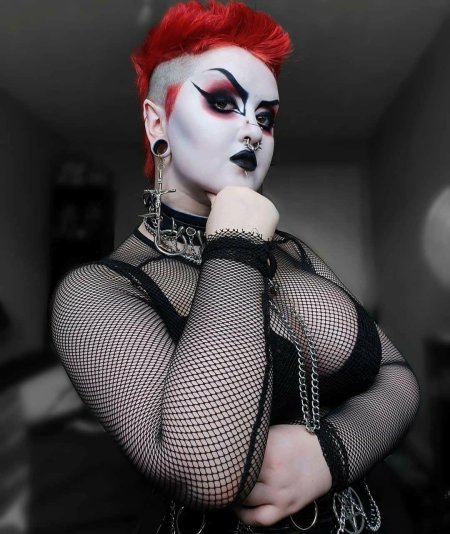 Готика макияж