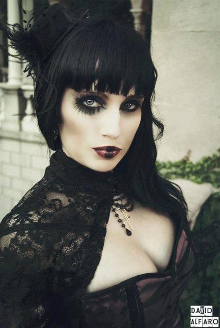 Викторианская готика макияж