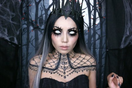 Макияж ведьмы на хэллоуин для девушек