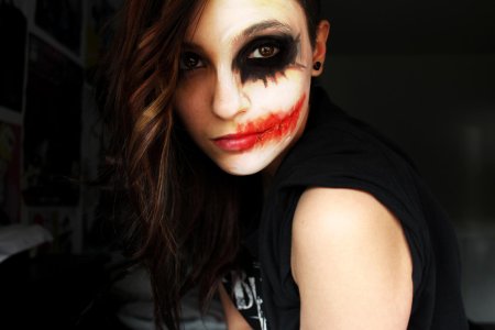 На хэллоуин макияж