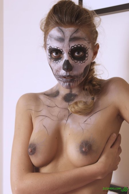 Макияжа на хэллоуин